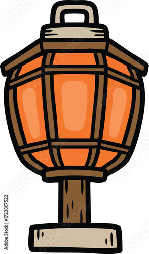 Traditional Japanese Culture, Hinamatsuri. Bonbori, Lantern.
