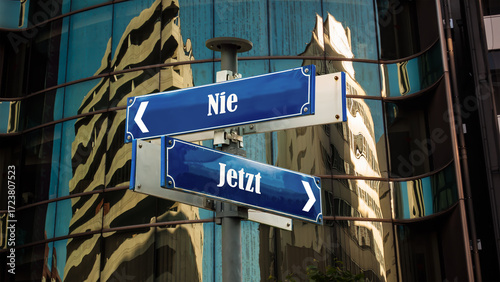 Signposts the direct way to Now versus Never