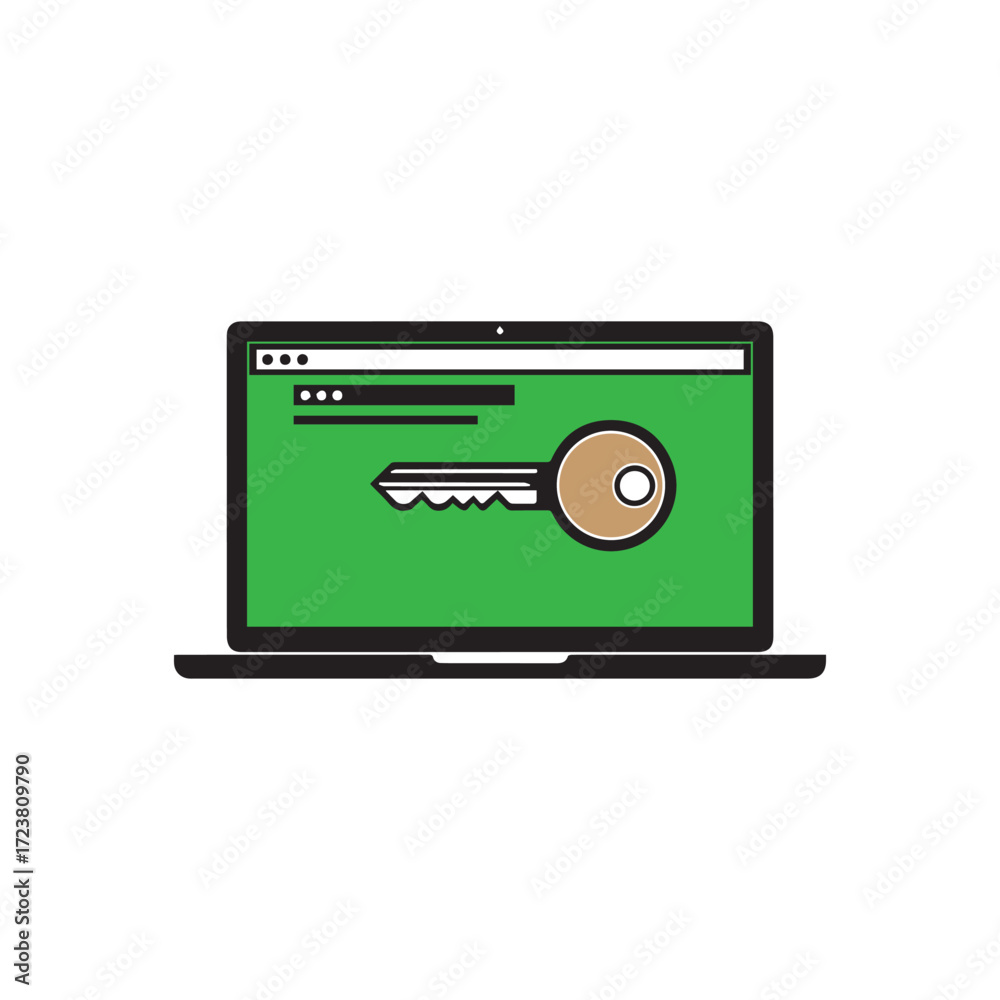 Obraz premium Cyber Security and Data Protection Icon