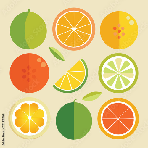 citrus fruit background