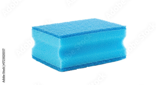 Blue cleaning sponge for household chores and dishwashing 1.