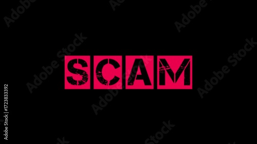 scam call alert technology concept