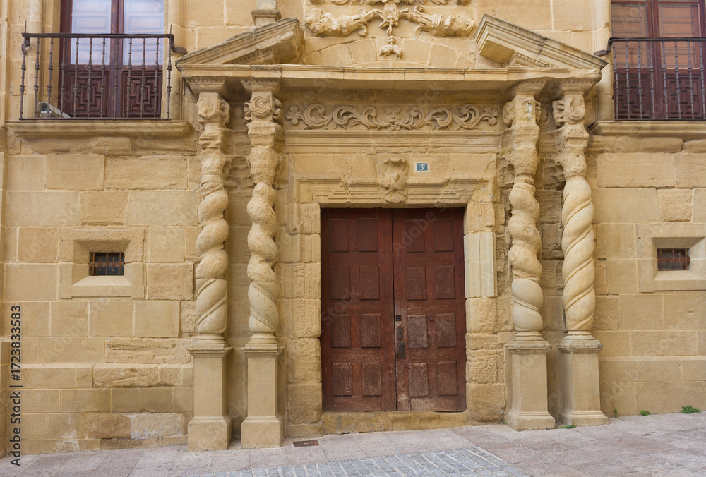 Obraz premium Architecture of Haro, La Rioja, Spain