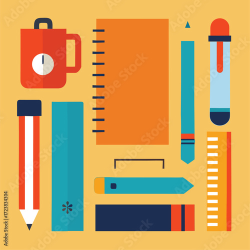 office stationery set