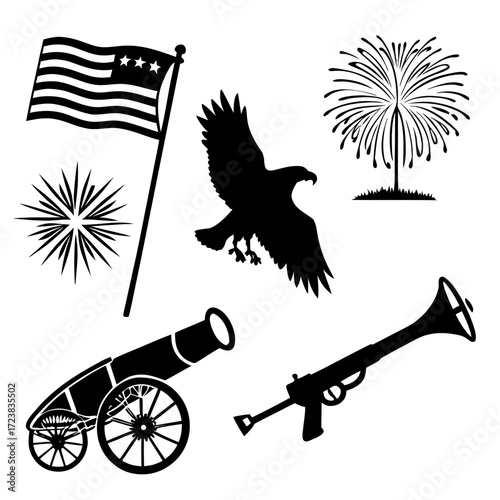 vector illustration of a pirate flag