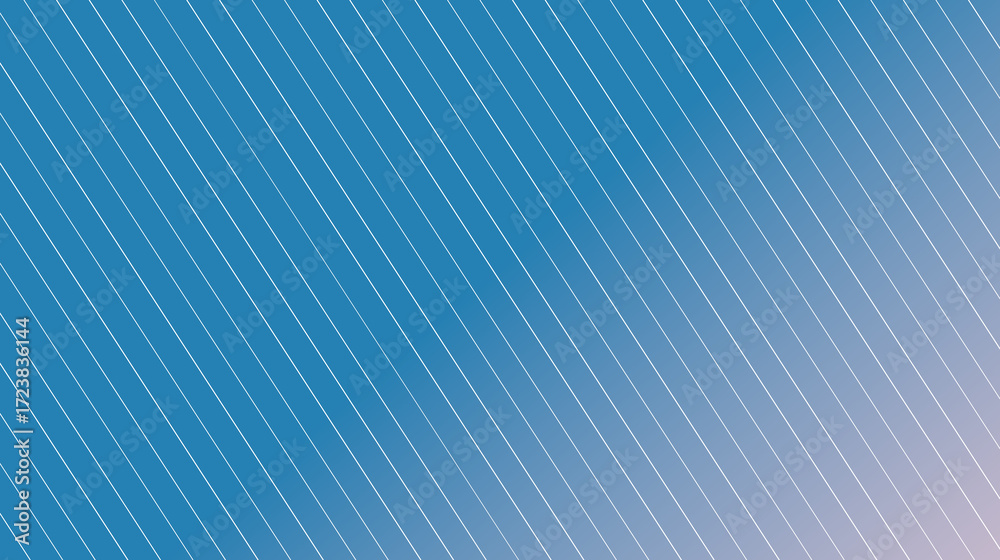 Obraz premium Sky Blue Gradient with Diagonal Stripes