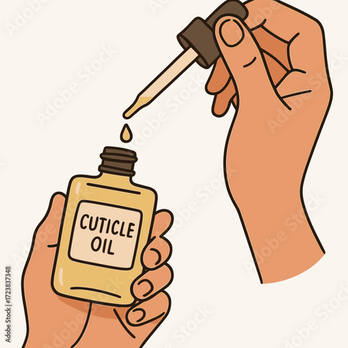 Cuticle oil bottle