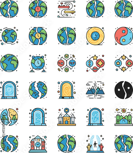 Parallel Universe Icons