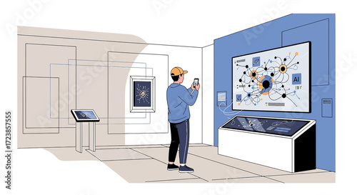 Exploring Artificial Intelligence at the Museum: A Modern Art and Technology Experience