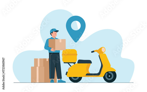 a-flat-design-illustration-of-a-delivery_lVtagMvERDKVBqnCsvIG2w_9OHBkF8PSECDYSMcXU5qnA_traced
