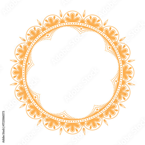 candle lotus hiduism ornament pattern vector