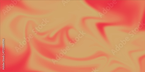 Flowing red satin cloth with a soft, smooth wave design and a vibrant, light pink textile pattern