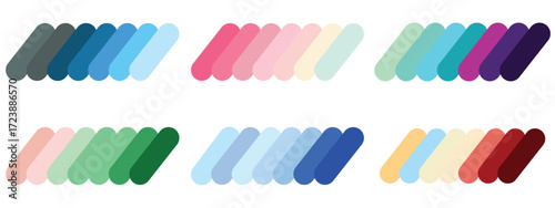 “Vibrant Circular Gradient & Color Palette Collection for Modern UI, Neumorphic, and Futuristic Designs”