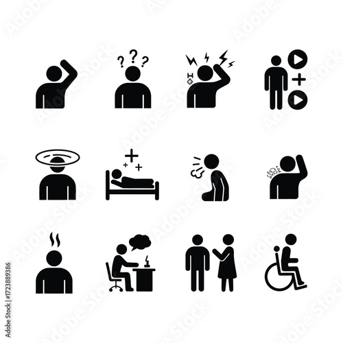 Health and medical icon set 3