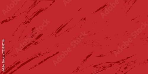 An old, dark, grungy red paint wall texture creates a vintage grunge background illustration pattern for a dirty aged design backdrop
