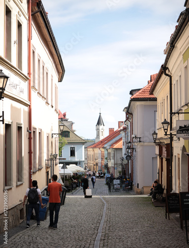 miasto, Bielsko - Biała, śląsk, Poland, architektura, zabudowa w stylu austiackim, stare miasto, miasto w górach