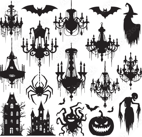 Halloween Silhouettes Icons