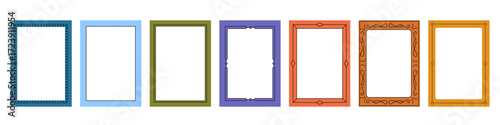 Frame vector. Frame illustration vector