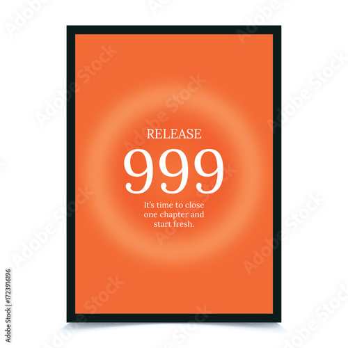 Aura gradient y2k poster 999