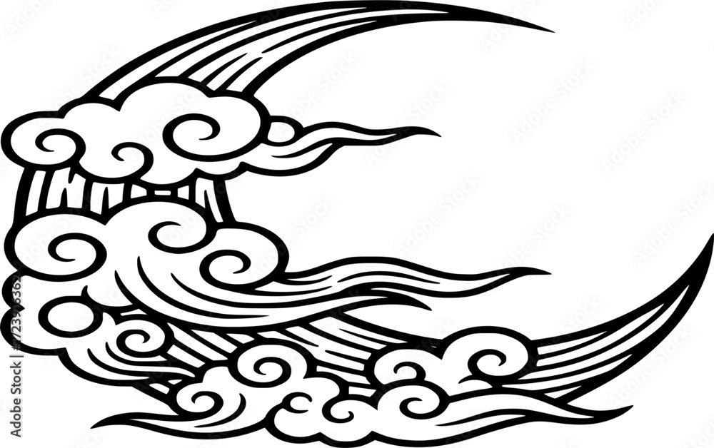 Fototapeta premium vector illustration of an eagle