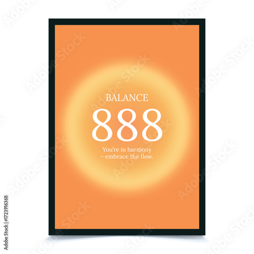 Aura gradient y2k poster 888