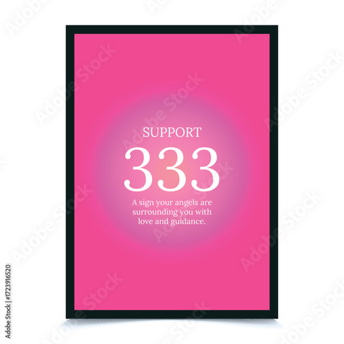 Aura gradient y2k poster 333