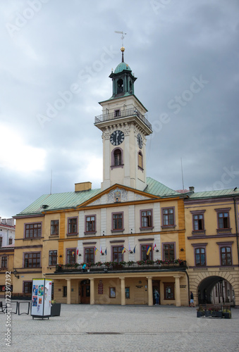 city, Cieszyn, Silesia, Poland, architecture, Austrian-style buildings, old town, city in the mountains, Polish-Czech border