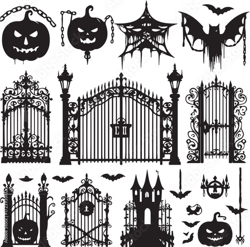 Halloween Silhouettes Icons