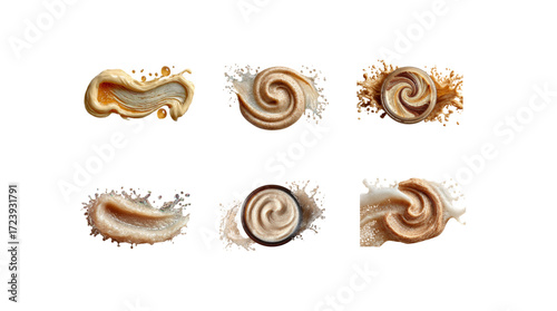 Set of Soap  on a white background