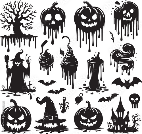 Halloween Silhouettes Icons