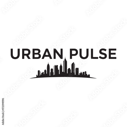Vibrant cityscape silhouette symbolizing urban energy and modern life
