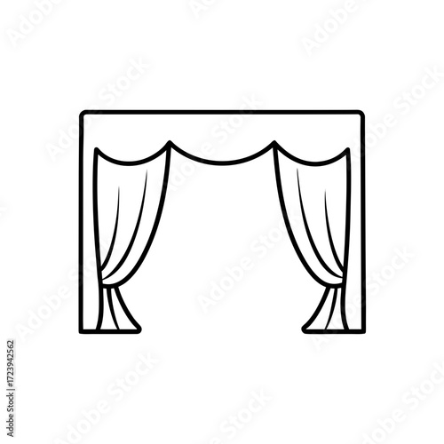 Illustration of piano keys art on transparent background