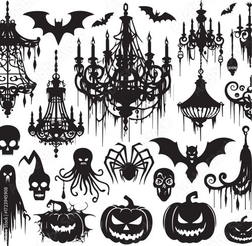 Halloween Silhouettes Icons