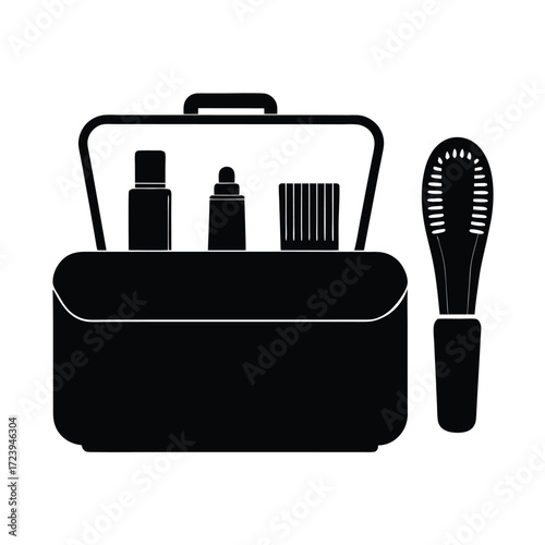 Zoo Keeper element isolated grooming kit on white background