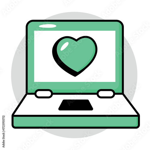 Love Colored Outline Icons