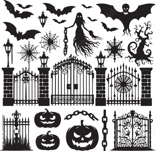 Halloween Silhouettes Icons