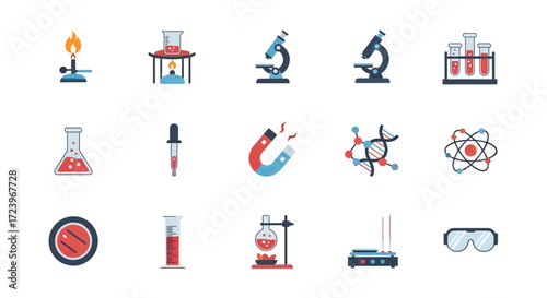Collection of Science Laboratory Equipment.