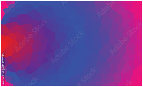 Abstract geometric gradient background with red blue and pink polygonal shapes vector