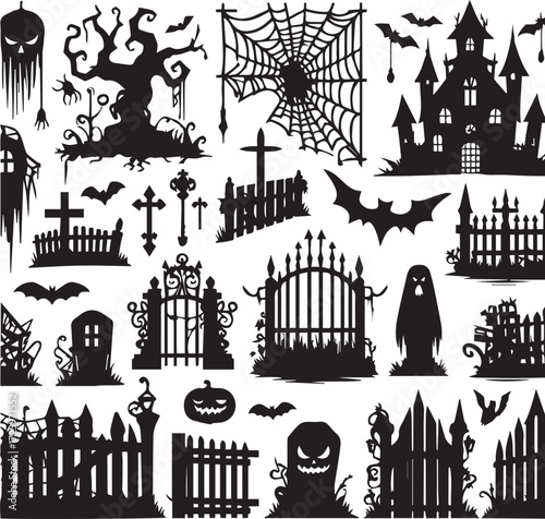 Halloween Silhouettes Icons