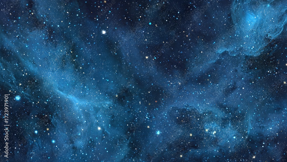 Obraz premium Deep space nebula with scattered stars