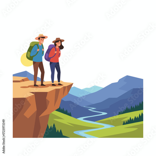 Exploring mountains and coastlines embodies the concept of freedom and an active lifestyle