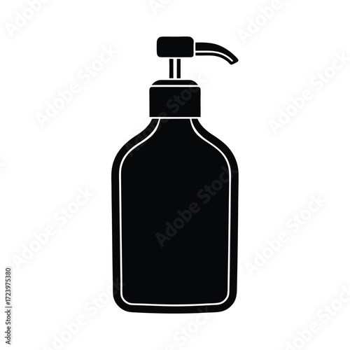 Zoo Keeper element isolated sanitizer bottle on white background