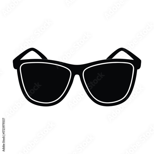 Zoo Keeper element isolated sunglasses on white background