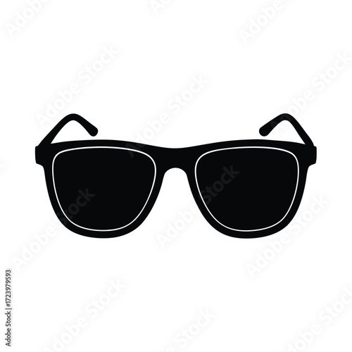 Zoo Keeper element isolated sunglasses on white background