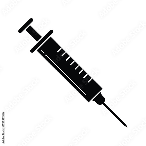 Zoo Keeper element isolated syringe on white background