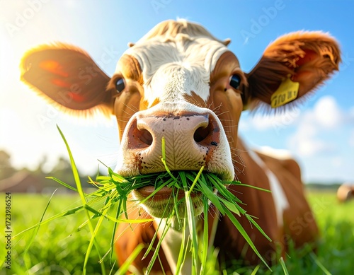 portrait of a cow