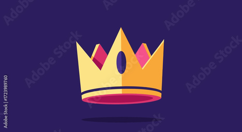 Golden Crown Symbol of Royalty and Power.