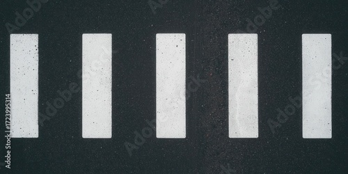 Rainy day urban crosswalk city street aerial view minimalistic design conceptual photography