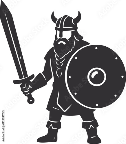 Celtic Warrior Silhouette – Symbol of Ancient Strength and Culture