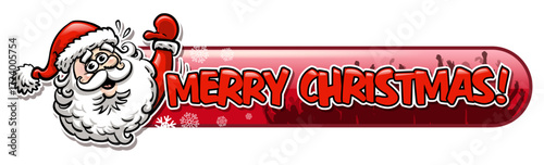 santa claus gift banner.ai